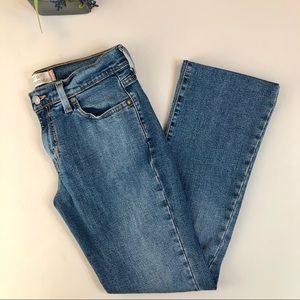 Levi's Nouveau Boot Cut Blue Jeans Sz 6M